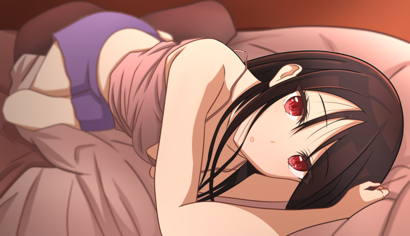 Kaguya-Sama: Love is War, Kaguya Shinomiya, red eyes, anime, anime girls, in bed