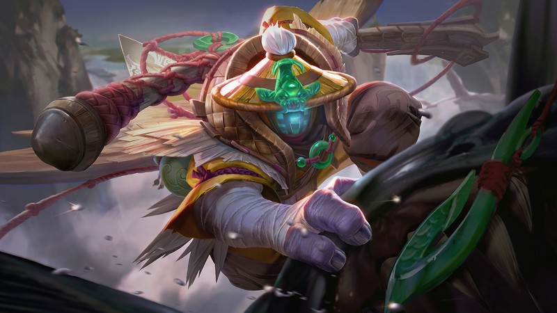 Anglerfish, Jax (League of Legends), Jax, League of Legends, Riot Games, paint splash