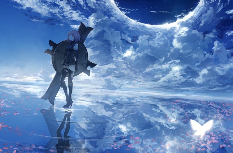 Fate Series, Fate/Grand Order, anime, Mobile Game, Mash Kyrielight, Shielder (Fate/Grand Order)