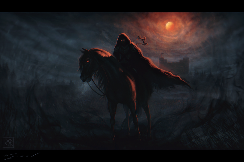 Vyrosk, horseman, dark