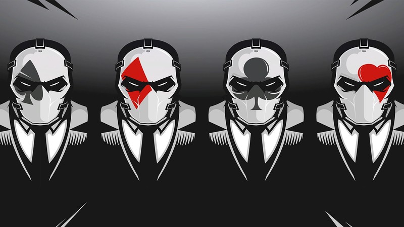 Fortnite, Loading screen, mask, selective coloring