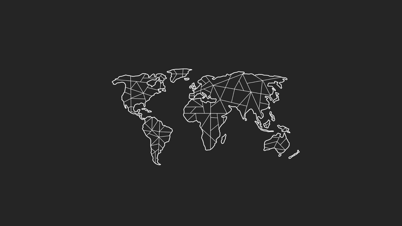 world, lines, map, minimalism