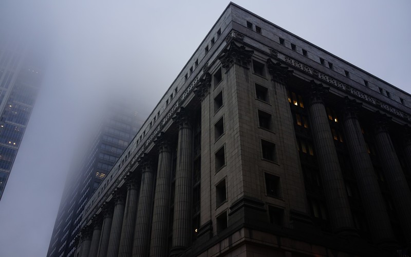 architecture, mist, column, skyscraper, Chicago