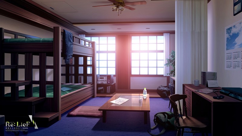 anime, indoors, room