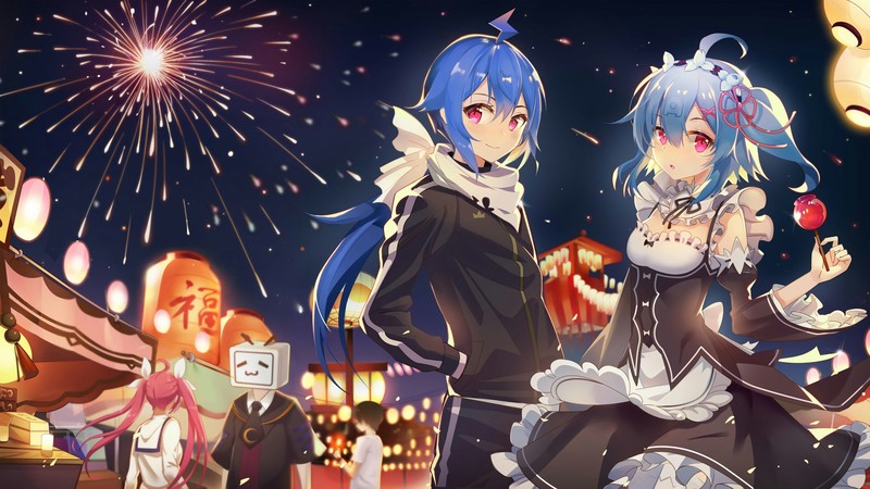 bilibili, anime, 2233, anime girls