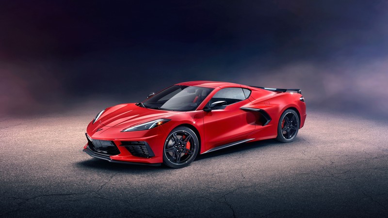 Chevrolet Corvette Stingray, Corvette, Chevrolet Corvette, red cars, sports car