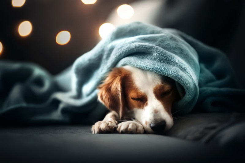 sleeping, closed eyes, dog, animals, mammals