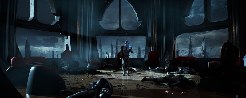 Jedi Temple, dark, Star Wars, clone trooper, Coruscant, Order 66
