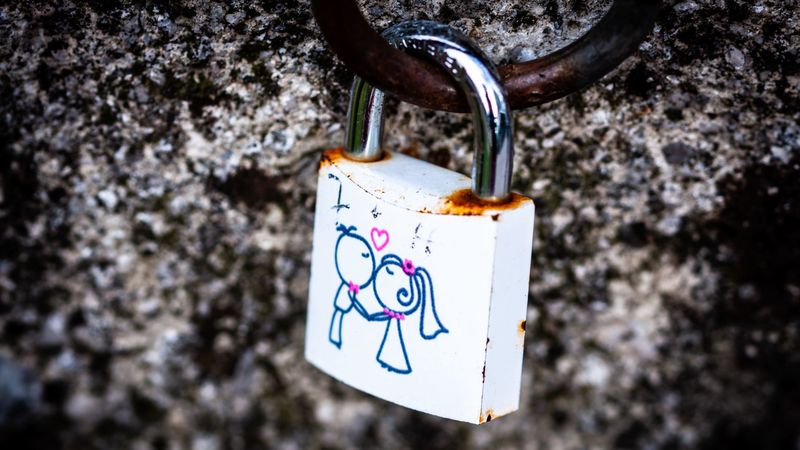 lock, love, rust, feelings, iron, 4k