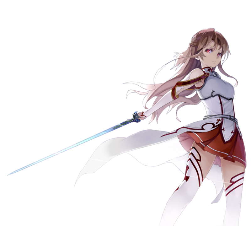 anime, Sword Art Online, Asuna (Sword Art Online), sword, weapon, anime girls, long hair, blonde, simple background