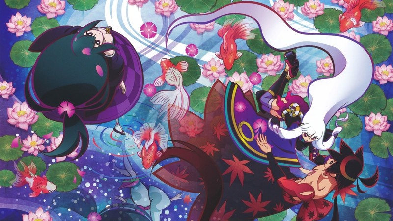 Katanagatari, Togame, white hair, Yasuri Nanami, Yasuri Shichika