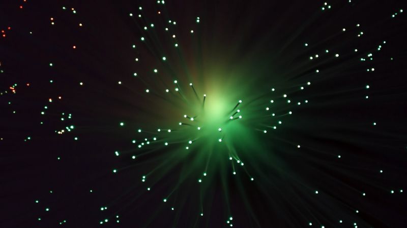 optical fiber, thread, glitter, light, light conductivity, darkness, 4k