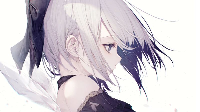 anime girls, anime, face