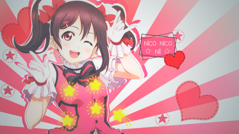 anime, anime girls, Love Live Series, Love Live!, Nico Yazawa