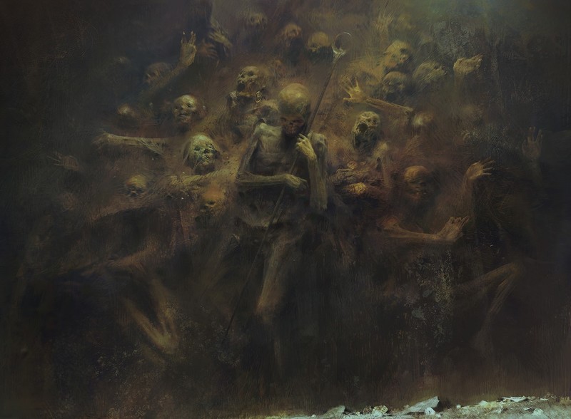 fantasy art, artwork, Piotr Jabłoński, dark fantasy