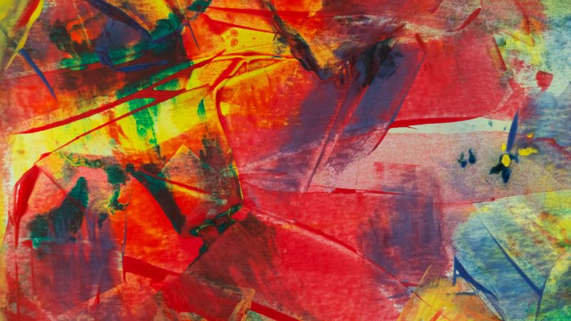paint, canvas, brush strokes, abstraction, 4k