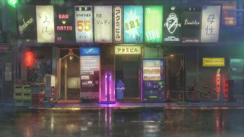 anime, Japan, Tenki no Ko, city, Weathering With You, rain