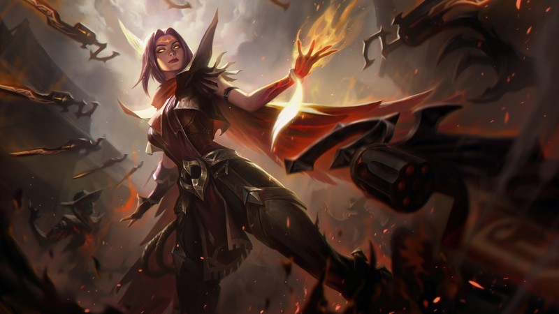 Irelia, High Noon, League of Legends, Riot Games, fire