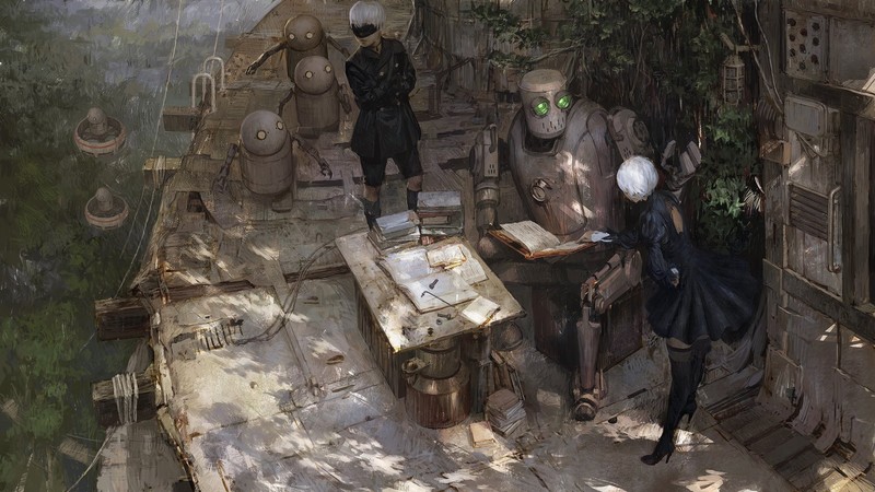 Nier: Automata, 9S (Nier: Automata), 2B (Nier: Automata)