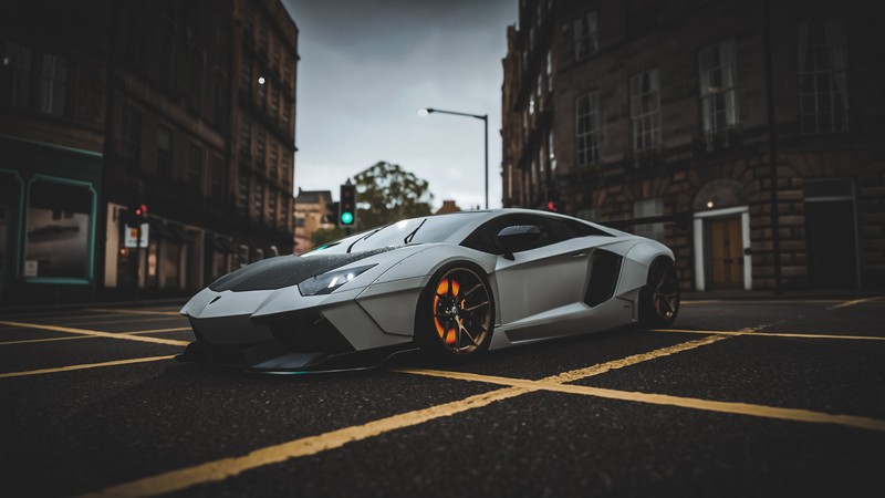 Lamborghini, Lamborghini Aventador LP700-4, car, vehicle, Forza, Forza Horizon 4, sports car, Liberty Walk