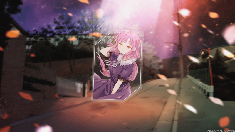anime, anime girls, picture-in-picture, Sakura Megumi, pink hair