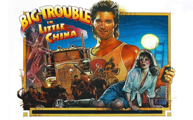 Big Trouble In Little China, Jack Burton, Gracie Law, movie poster