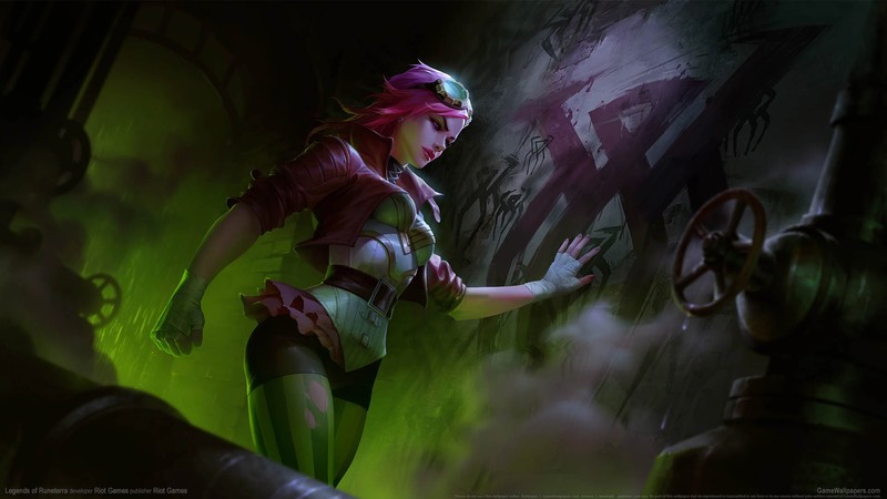 Legends of Runeterra, video game girls, video games, Vi (League of Legends)