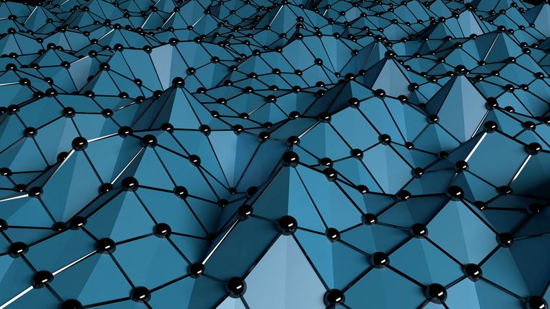 relief, grid, acute-angled, geometric, connections, 3d, rendering, 4k