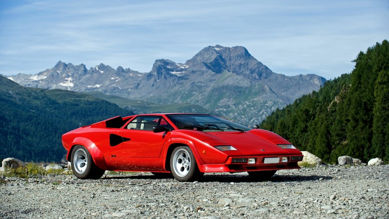 Lamborghini, Lamborghini Countach, Countach, Super Car, race cars, italian cars, Italian Supercars, red cars, red, car, vehicle