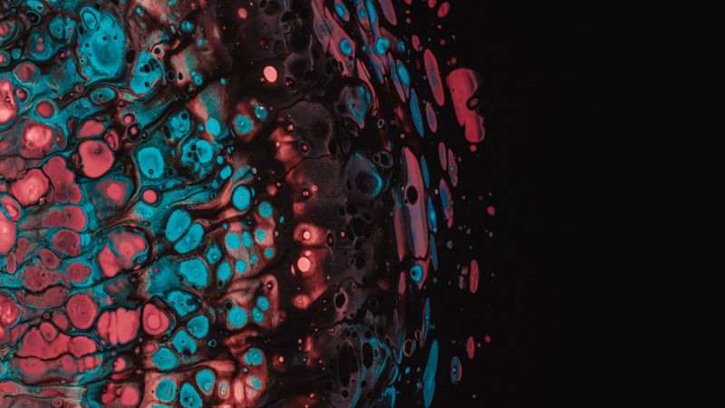 paint, stains, colorful, liquid, porous, 4k