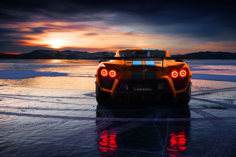 Hypercar, car, sky, vehicle, zenvo
