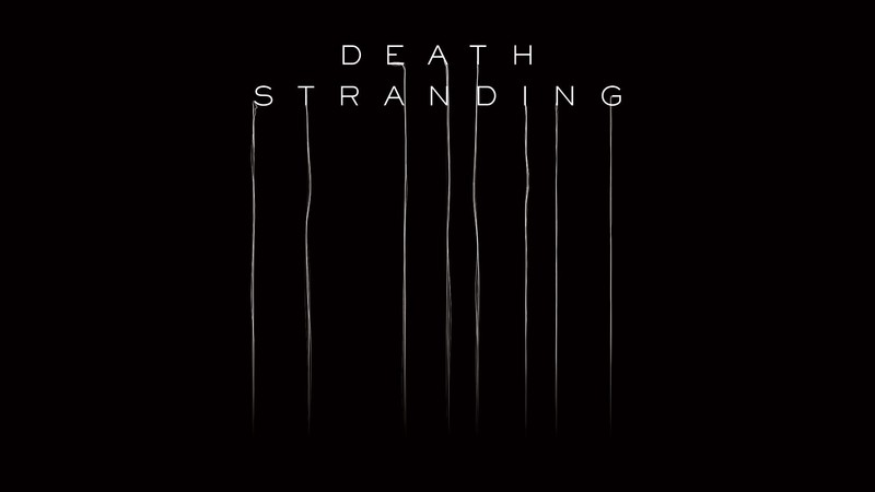 Death Stranding, Hideo Kojima, Kojima Productions, dark background, black background, white text, video games