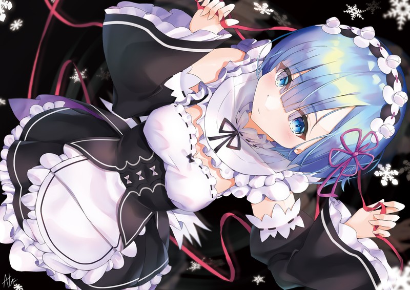 anime, anime girls, digital art, artwork, 2D, portrait, Re:Zero Kara Hajimeru Isekai Seikatsu, Rem (Re: Zero)