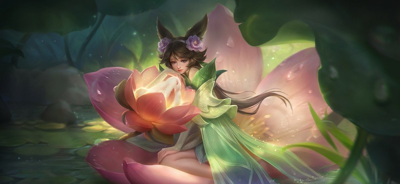 anime, people, anime girls, flowers, plants, fantasy girl