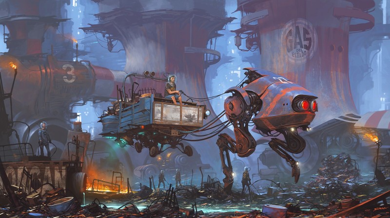Alejandro Burdisio, ArtStation, artwork, science fiction