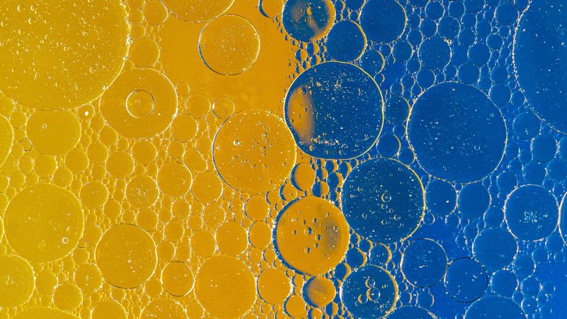 bubbles, liquid, macro, 4k