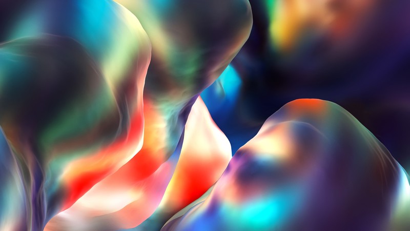 abstract, 3D Abstract, shapes, colorful, digital art
