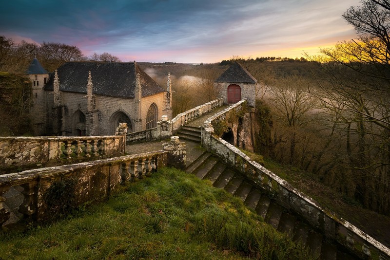 France, outdoors, building, Chapelle du Faouët