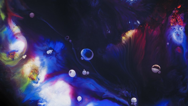 abstract, fluid, shapes, artwork, colorful