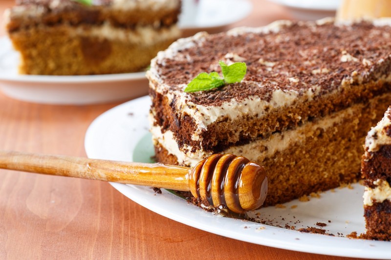 sweets, honey, food, cake