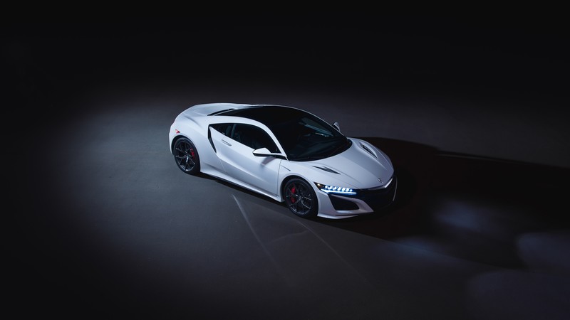 Acura NSX, sports car, vehicle, car, spotlights