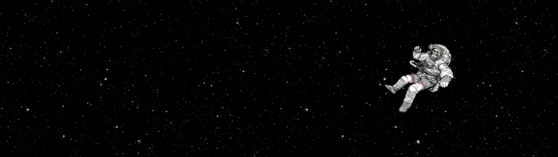 space, astronaut, skull, stars