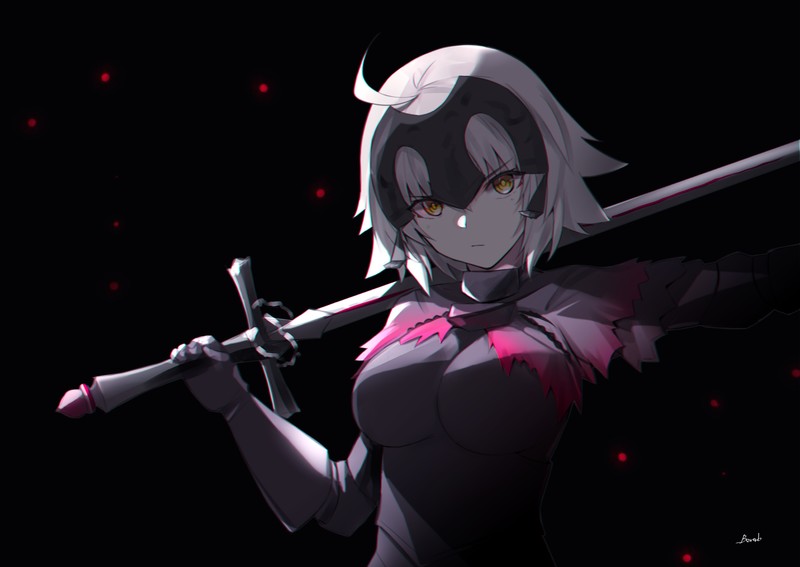 anime, anime girls, digital art, artwork, 2D, portrait, Fate Series, Jeanne (Alter) (Fate/Grand Order)
