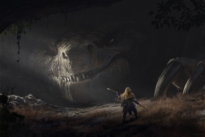 Jan Ditlev, dragon, turtle, giant, artwork