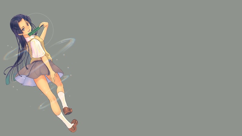 To Aru Kagaku no Railgun, Kongou Mitsuko, school uniform, long hair, smoke background, anime, anime girls
