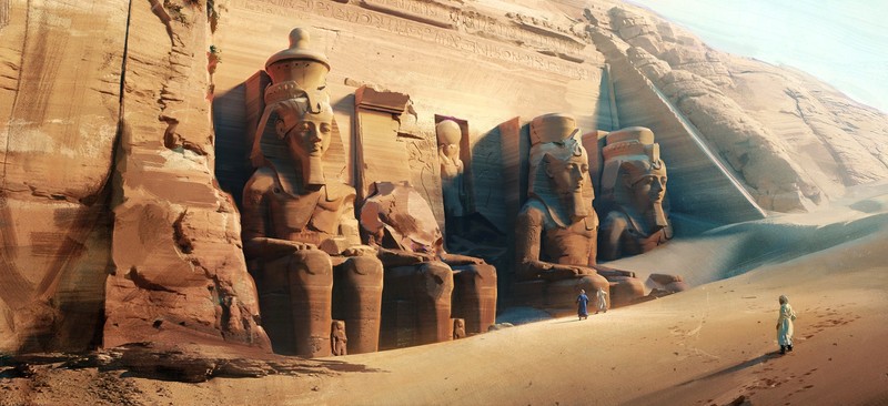 Timothy Rodriguez, Abu Simbel, desert, temple, history, Egypt, statue