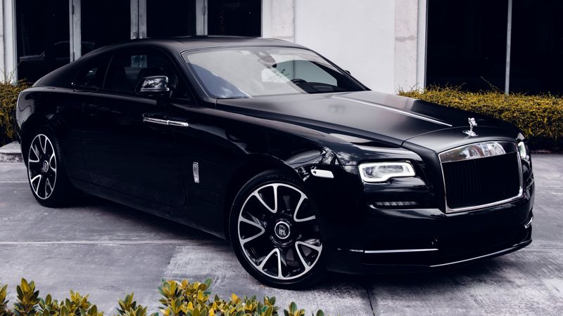 jaguar, car, black, bumper, headlights, alloy wheels, side view, 4k