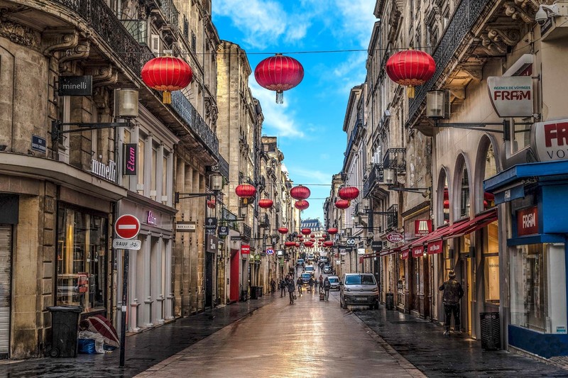 France, city, street, cityscape, Bordeaux