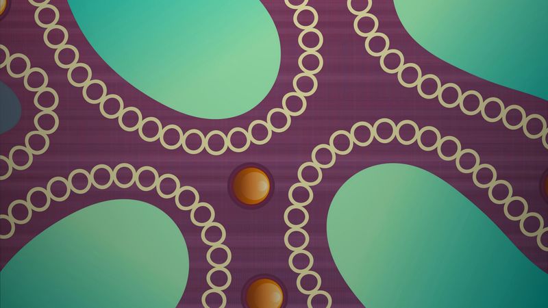 pattern, spots, circles, abstraction, motif, 4k