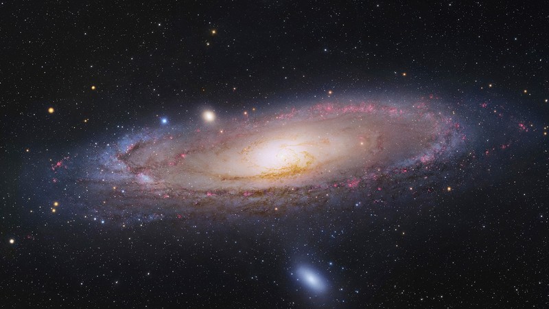 space, stars, black, galaxy, Andromeda, Constellation Andromeda